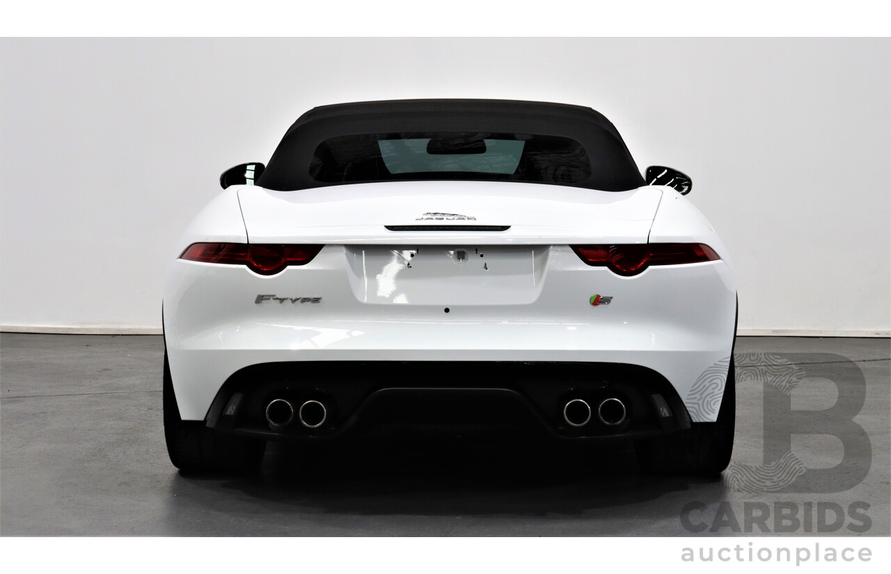 1/2013 Jaguar F-Type V8 S  2d Roadster White 5.0L Supercharged V8 (statutory write-off)