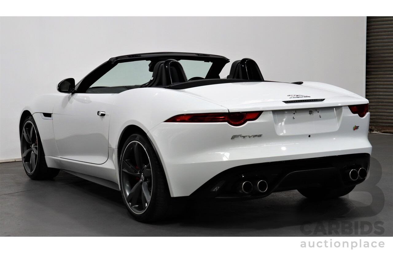 1/2013 Jaguar F-Type V8 S  2d Roadster White 5.0L Supercharged V8 (statutory write-off)