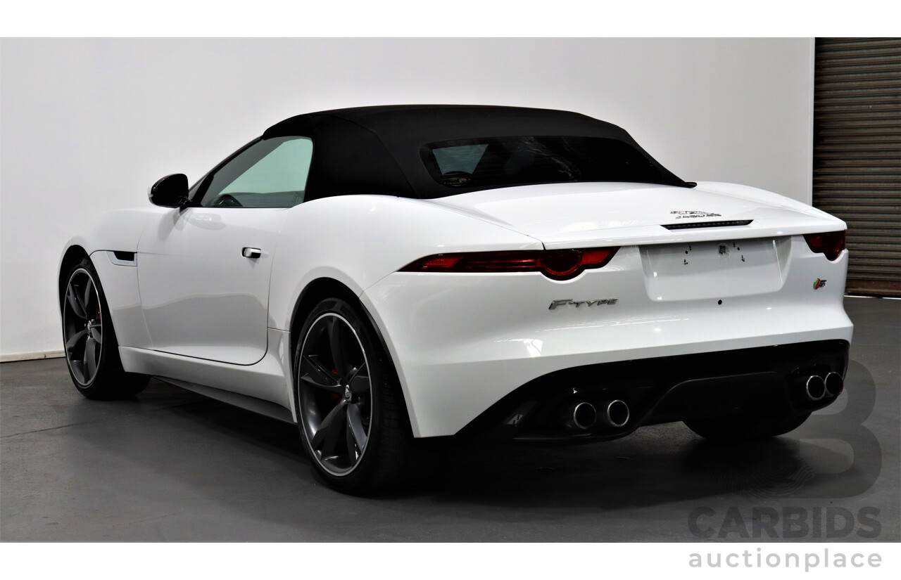 1/2013 Jaguar F-Type V8 S  2d Roadster White 5.0L Supercharged V8 (statutory write-off)