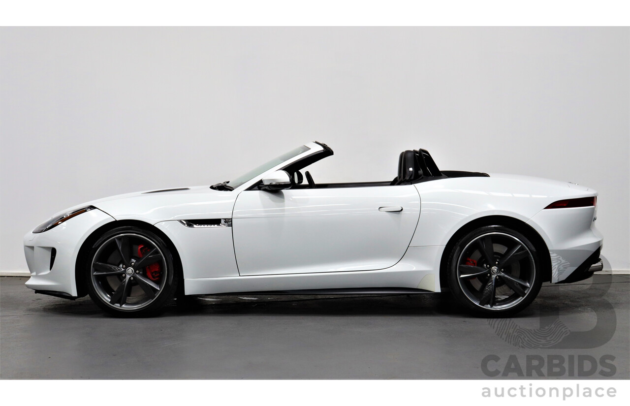 1/2013 Jaguar F-Type V8 S  2d Roadster White 5.0L Supercharged V8 (statutory write-off)