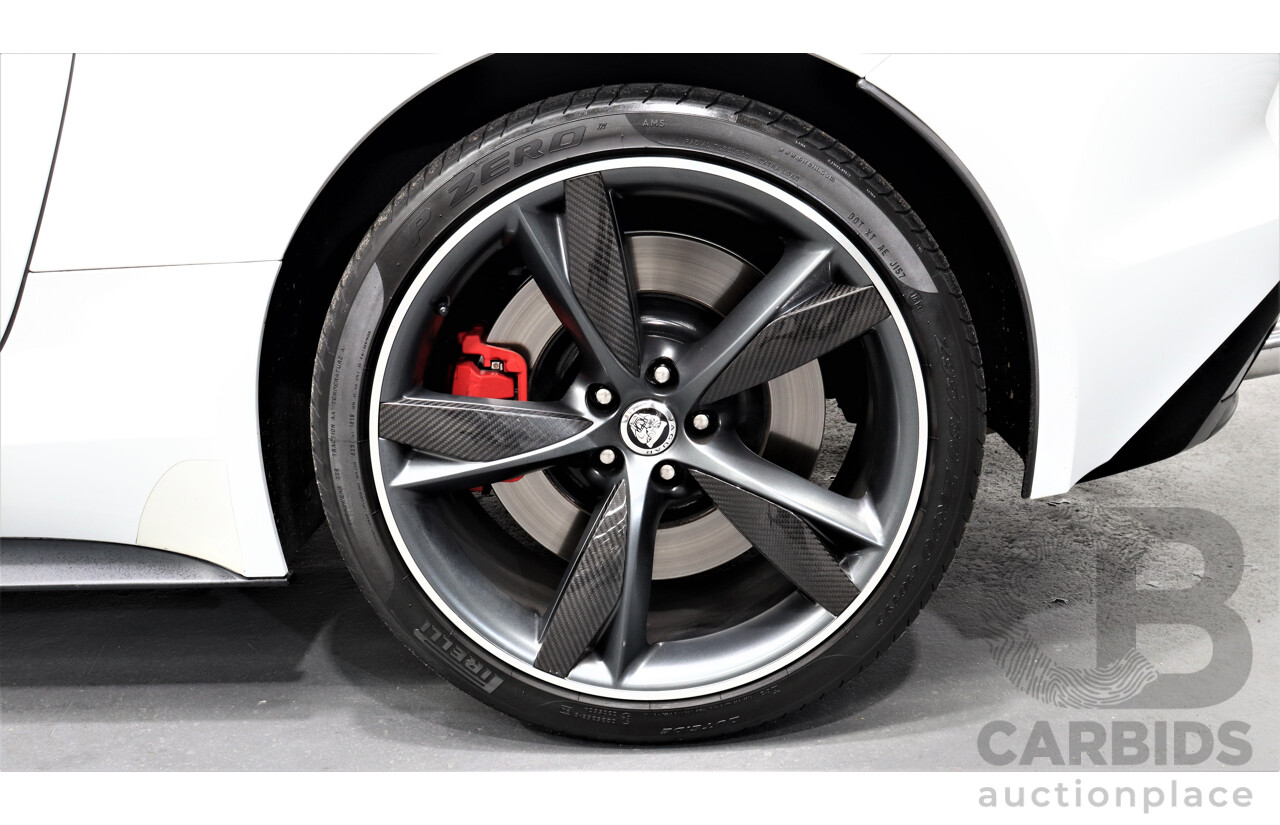 1/2013 Jaguar F-Type V8 S  2d Roadster White 5.0L Supercharged V8 (statutory write-off)