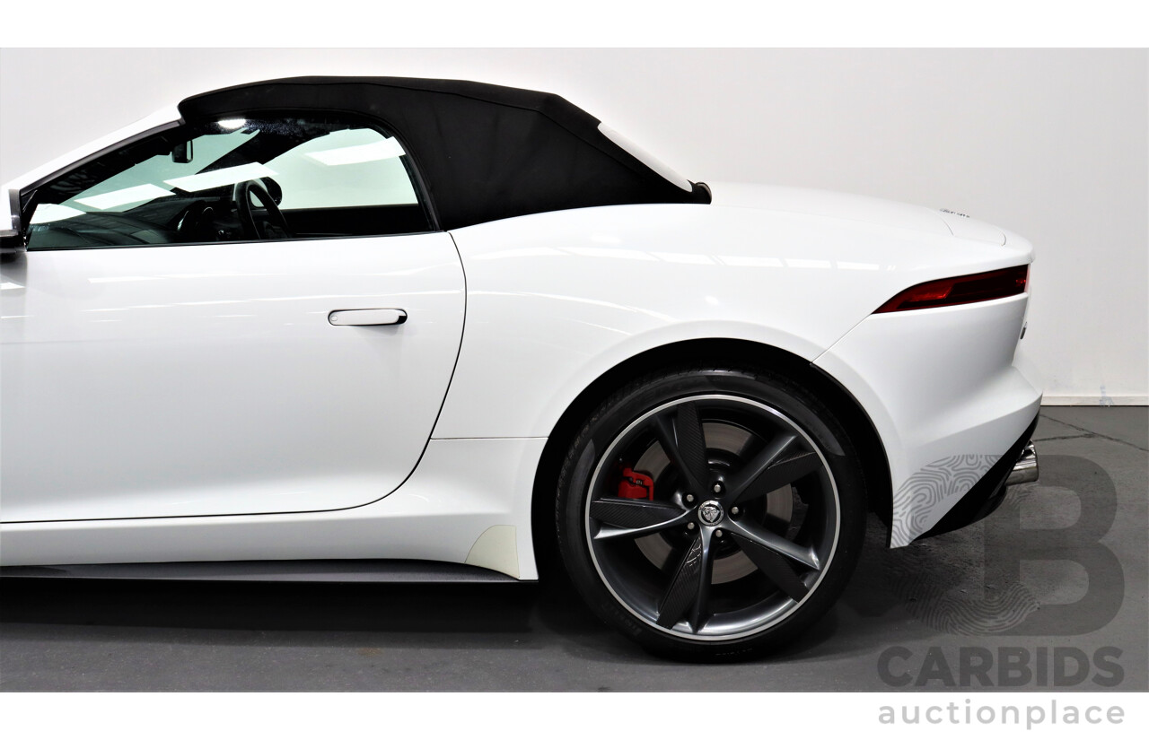 1/2013 Jaguar F-Type V8 S  2d Roadster White 5.0L Supercharged V8 (statutory write-off)