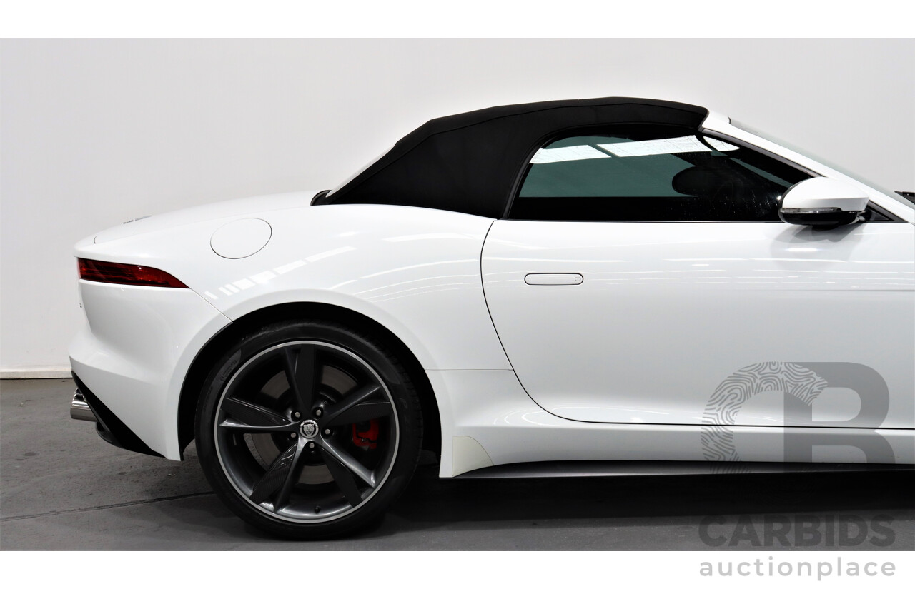 1/2013 Jaguar F-Type V8 S  2d Roadster White 5.0L Supercharged V8 (statutory write-off)