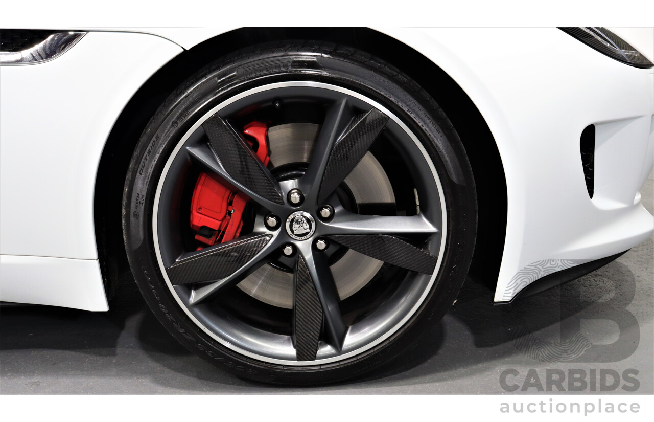 1/2013 Jaguar F-Type V8 S  2d Roadster White 5.0L Supercharged V8 (statutory write-off)