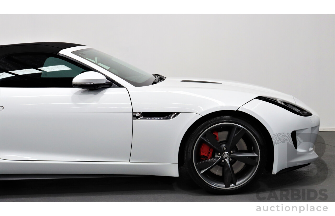 1/2013 Jaguar F-Type V8 S  2d Roadster White 5.0L Supercharged V8 (statutory write-off)