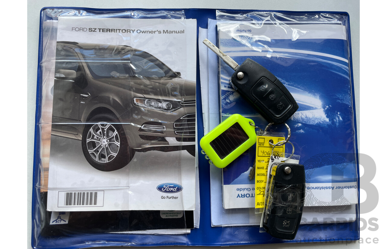 3/2013 Ford Territory Titanium (rwd) SZ 4d Wagon Grey 2.7L