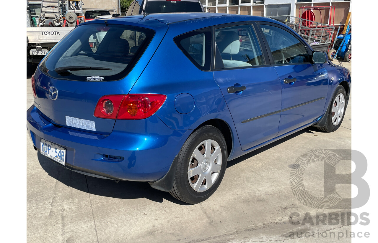 1/2005 Mazda Mazda3 NEO BK 5d Hatchback Blue 2.0L