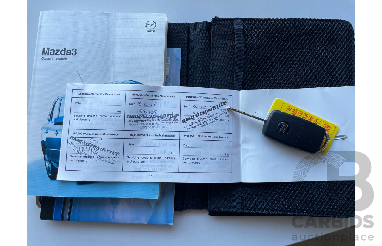 1/2005 Mazda Mazda3 NEO BK 5d Hatchback Blue 2.0L