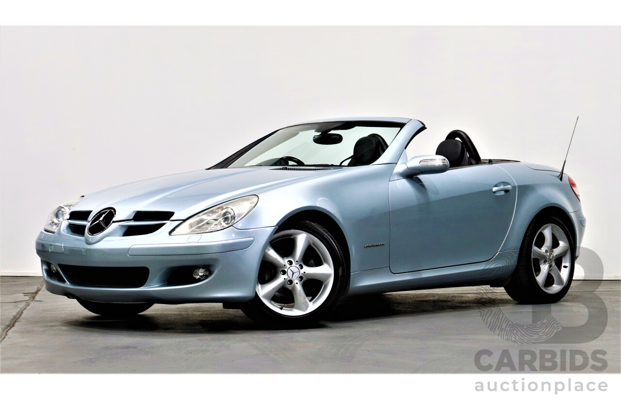 1/2005 Mercedes-Benz SLK 200 Kompressor R171 2d Convertible Blue 1.8L Supercharged