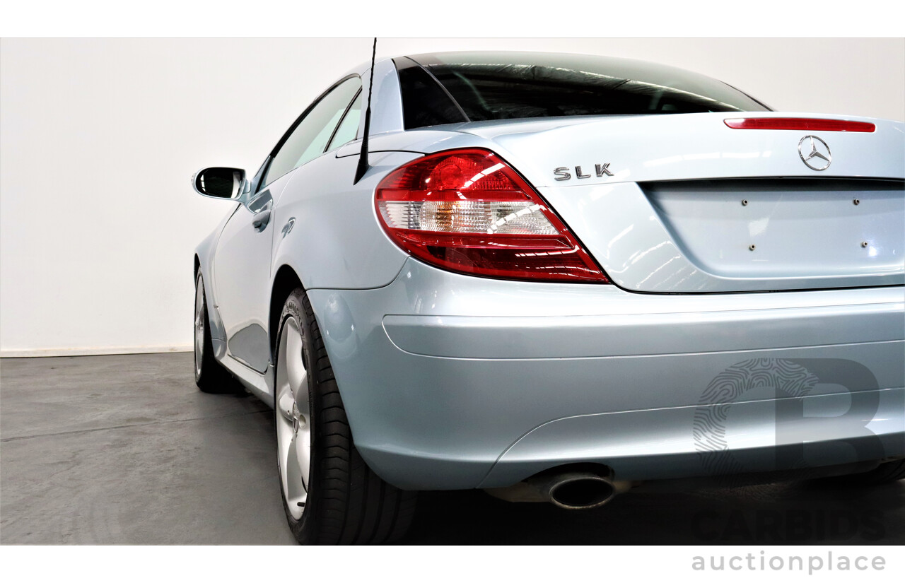 1/2005 Mercedes-Benz SLK 200 Kompressor R171 2d Convertible Blue 1.8L Supercharged