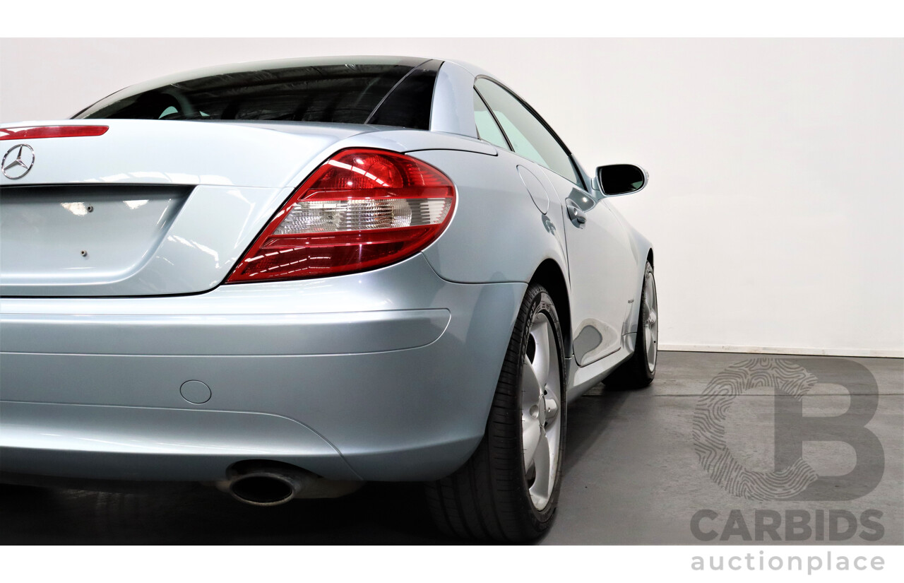 1/2005 Mercedes-Benz SLK 200 Kompressor R171 2d Convertible Blue 1.8L Supercharged