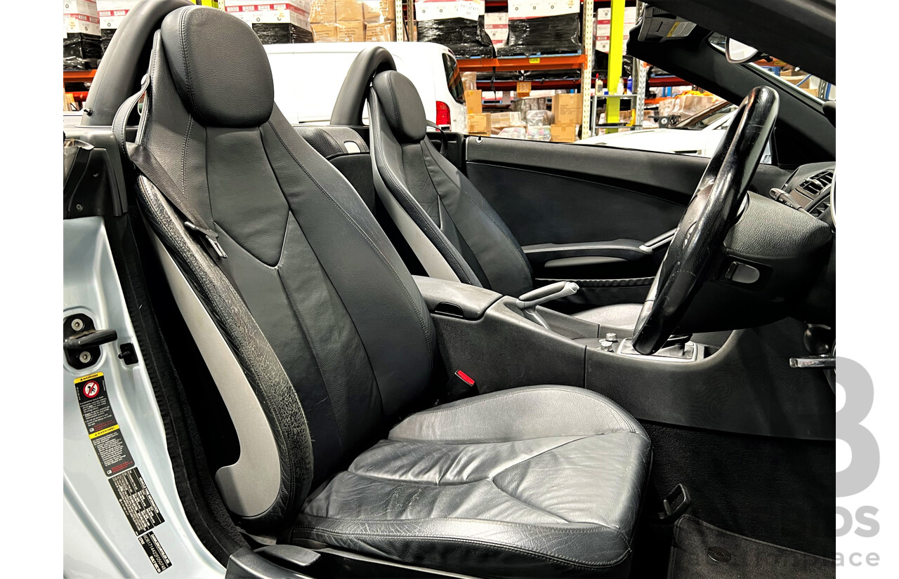 1/2005 Mercedes-Benz SLK 200 Kompressor R171 2d Convertible Blue 1.8L Supercharged