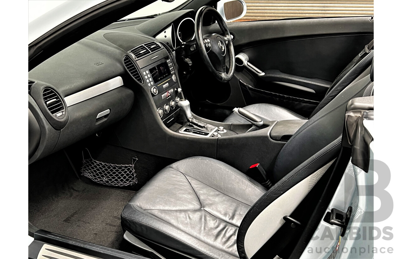 1/2005 Mercedes-Benz SLK 200 Kompressor R171 2d Convertible Blue 1.8L Supercharged