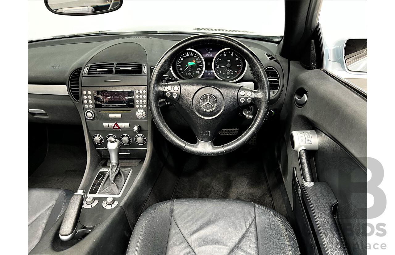 1/2005 Mercedes-Benz SLK 200 Kompressor R171 2d Convertible Blue 1.8L Supercharged