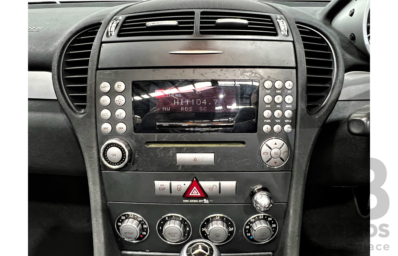 1/2005 Mercedes-Benz SLK 200 Kompressor R171 2d Convertible Blue 1.8L Supercharged