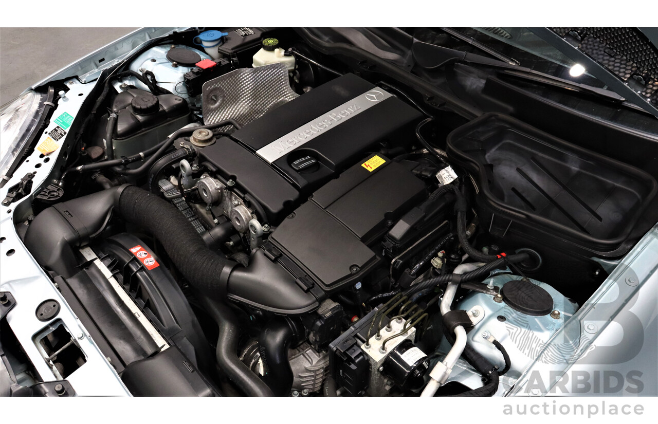 1/2005 Mercedes-Benz SLK 200 Kompressor R171 2d Convertible Blue 1.8L Supercharged