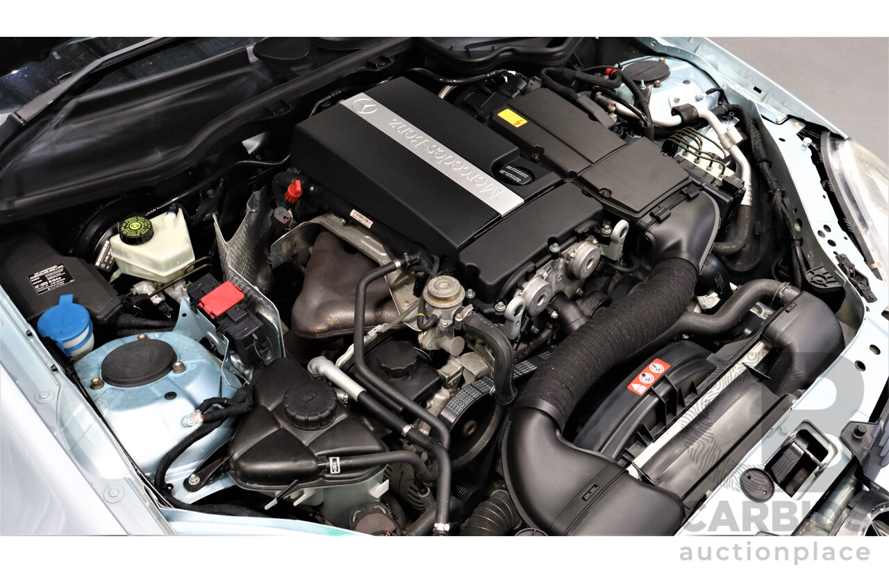 1/2005 Mercedes-Benz SLK 200 Kompressor R171 2d Convertible Blue 1.8L Supercharged