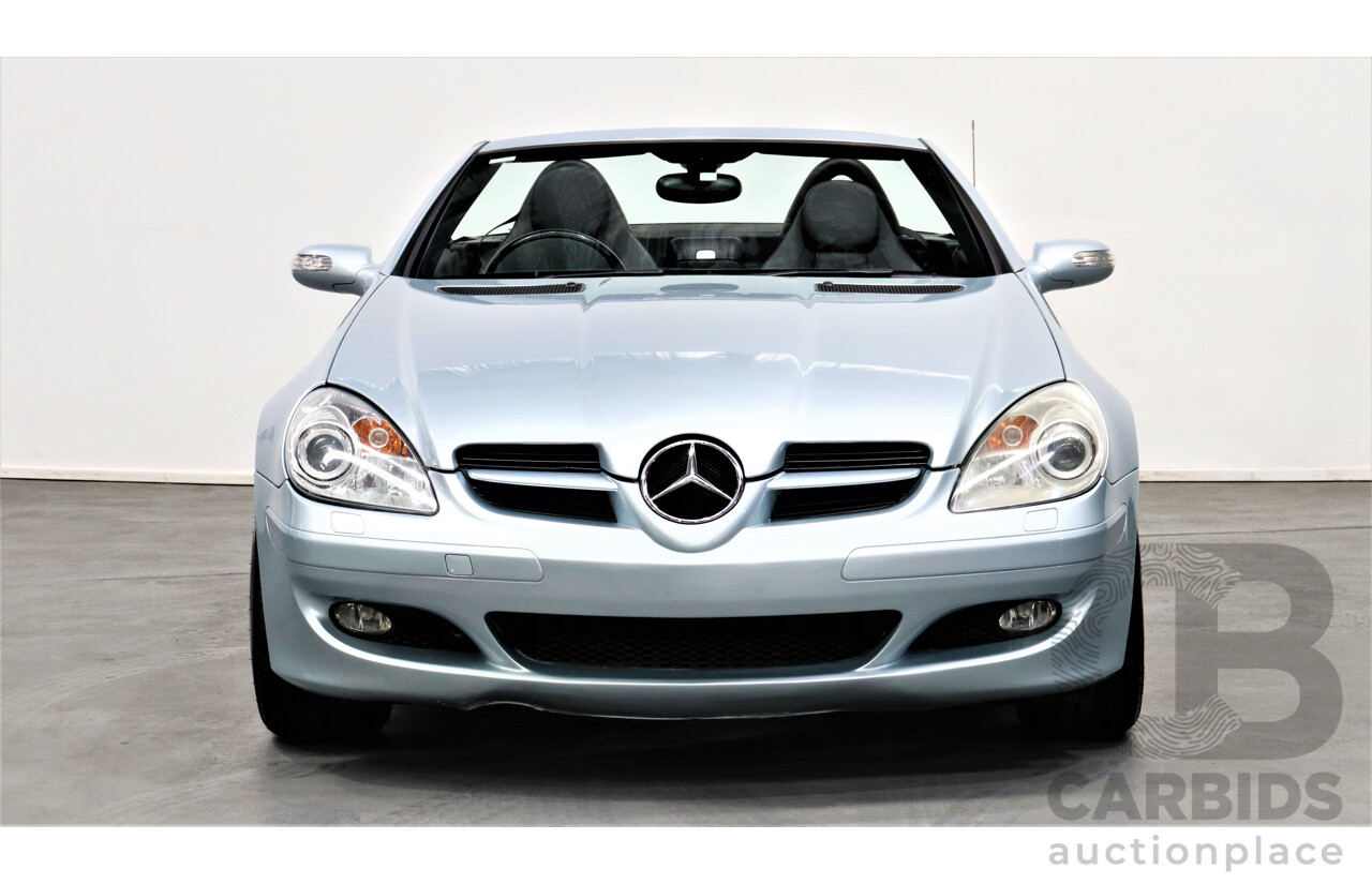 1/2005 Mercedes-Benz SLK 200 Kompressor R171 2d Convertible Blue 1.8L Supercharged