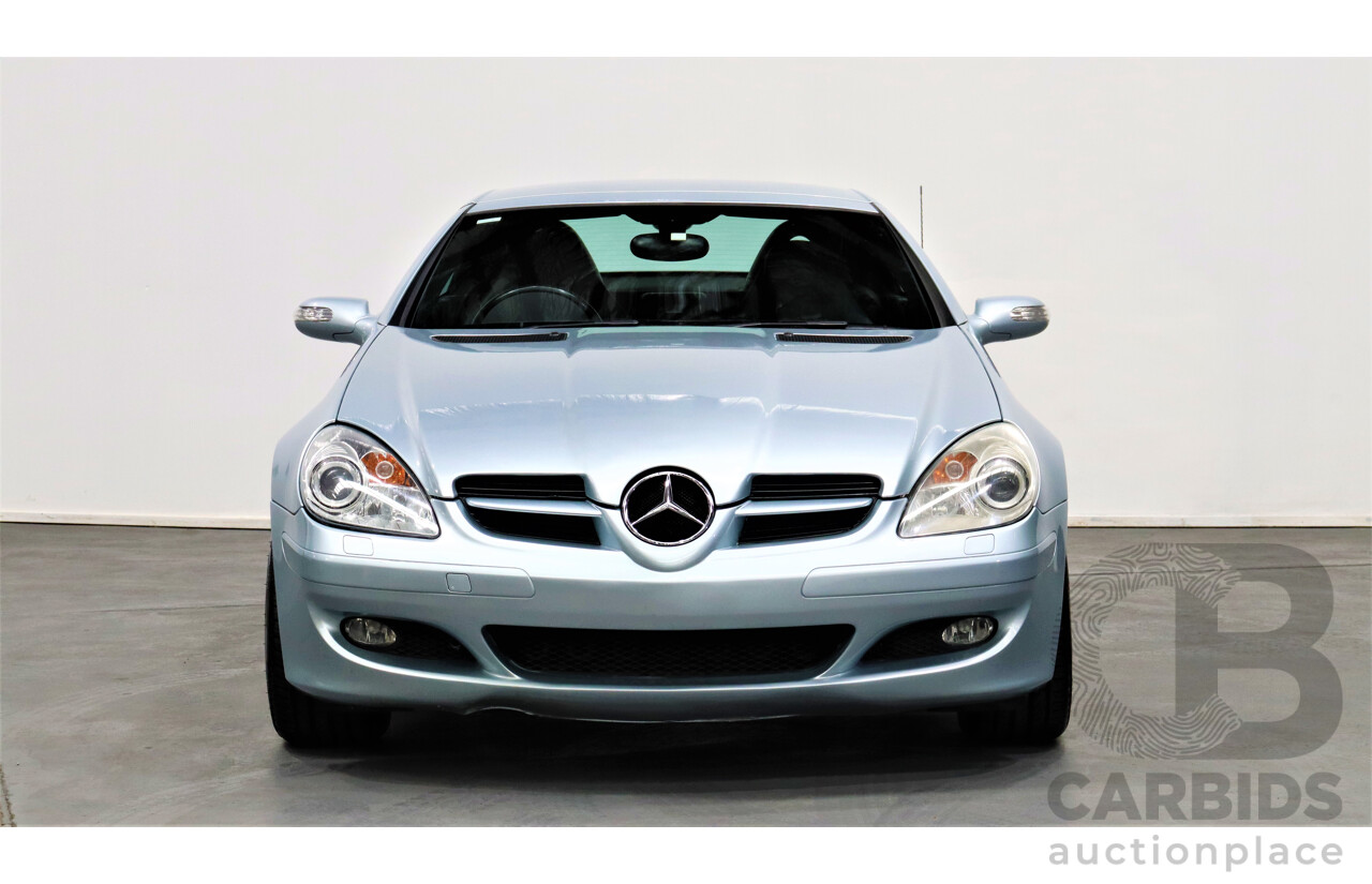 1/2005 Mercedes-Benz SLK 200 Kompressor R171 2d Convertible Blue 1.8L Supercharged