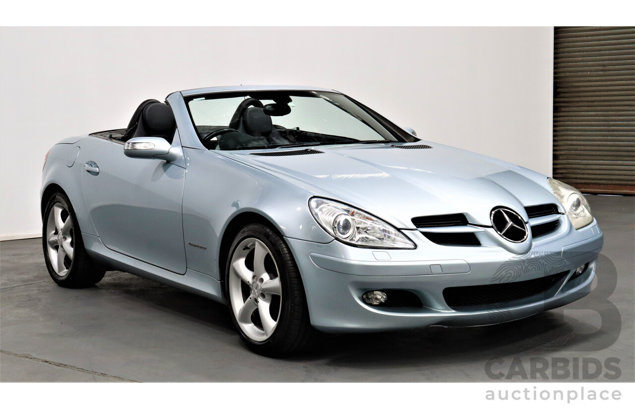 1/2005 Mercedes-Benz SLK 200 Kompressor R171 2d Convertible Blue 1.8L Supercharged