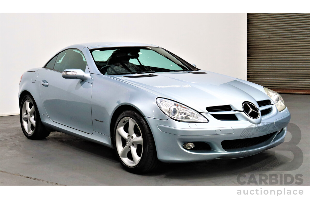 1/2005 Mercedes-Benz SLK 200 Kompressor R171 2d Convertible Blue 1.8L Supercharged