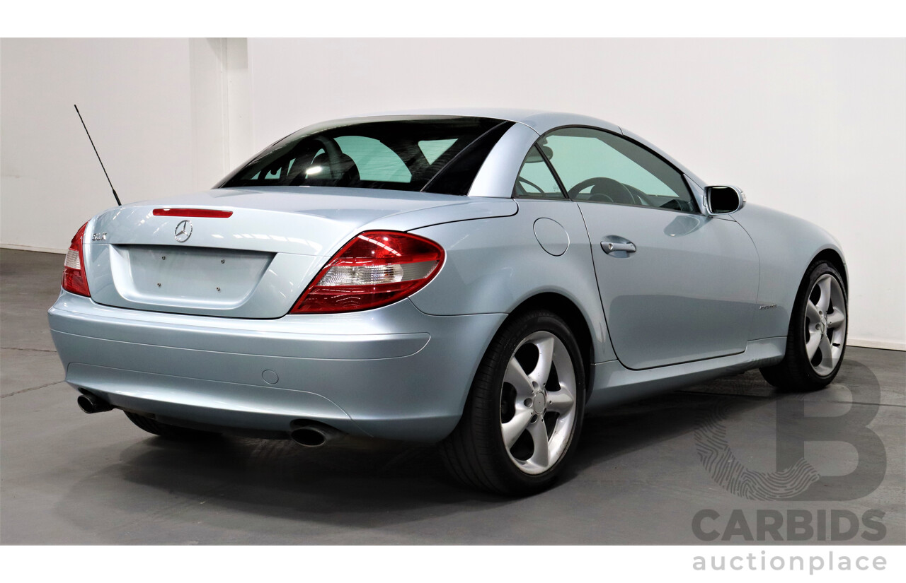 1/2005 Mercedes-Benz SLK 200 Kompressor R171 2d Convertible Blue 1.8L Supercharged