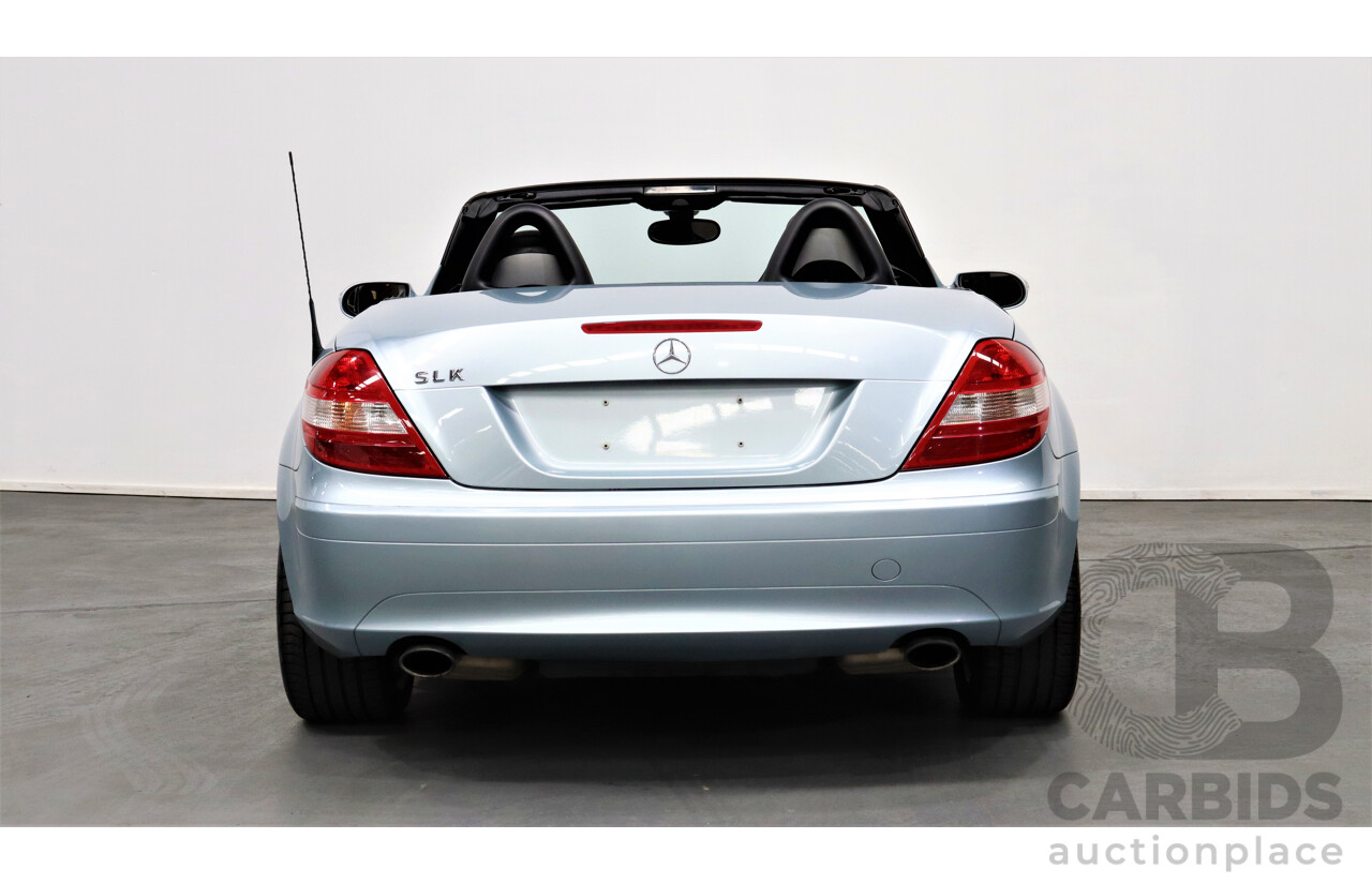 1/2005 Mercedes-Benz SLK 200 Kompressor R171 2d Convertible Blue 1.8L Supercharged