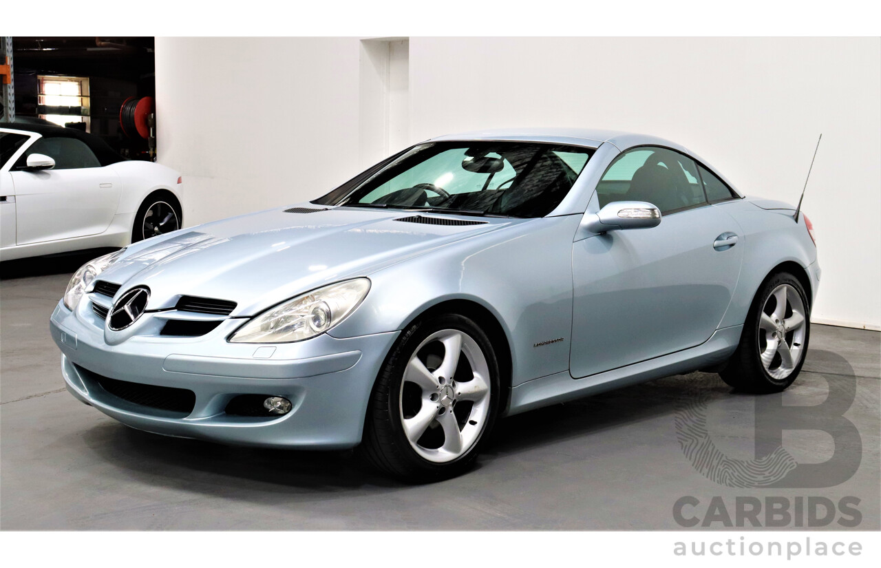 1/2005 Mercedes-Benz SLK 200 Kompressor R171 2d Convertible Blue 1.8L Supercharged