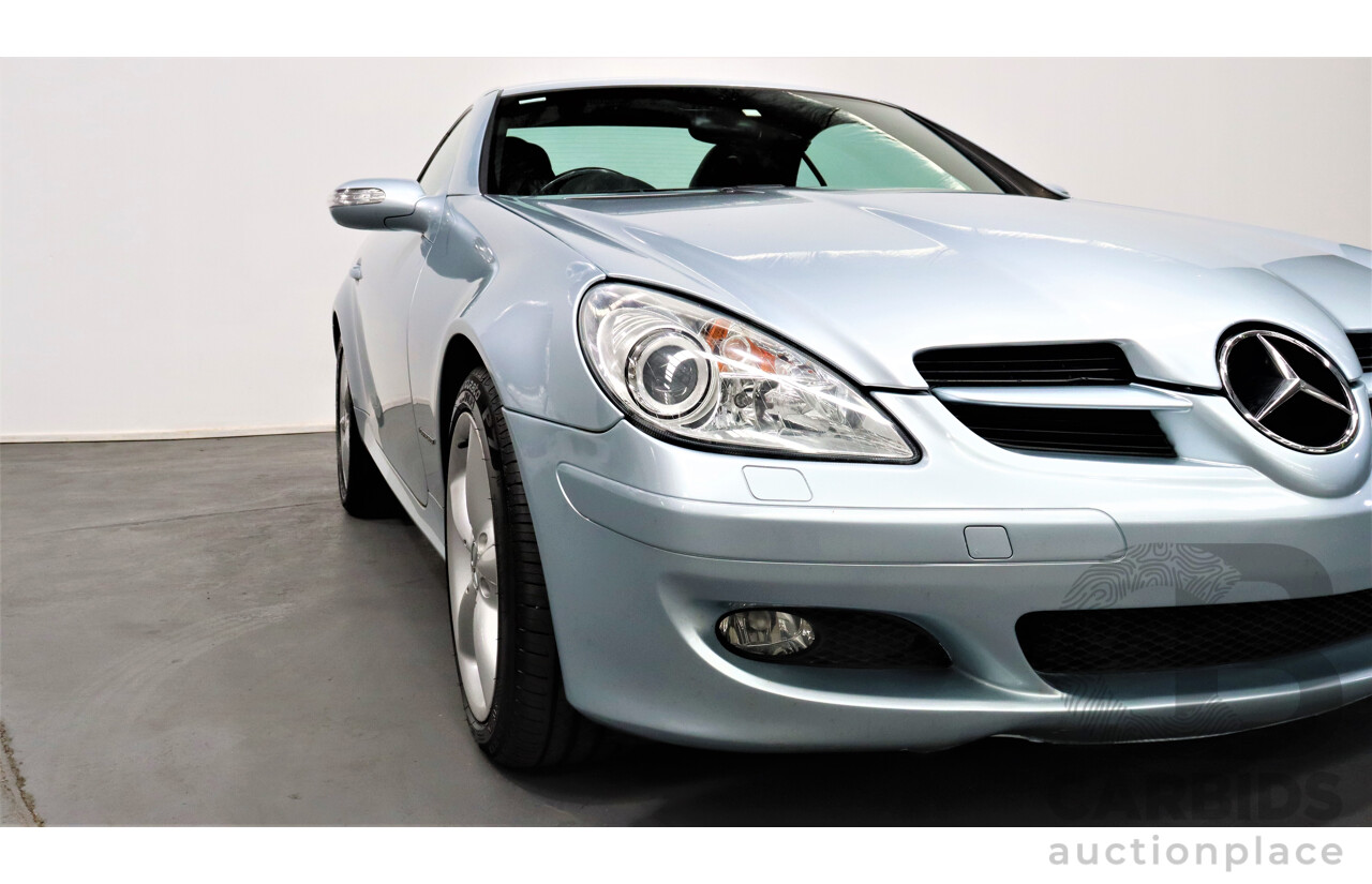 1/2005 Mercedes-Benz SLK 200 Kompressor R171 2d Convertible Blue 1.8L Supercharged