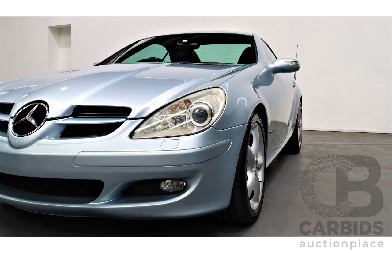 1/2005 Mercedes-Benz SLK 200 Kompressor R171 2d Convertible Blue 1.8L Supercharged