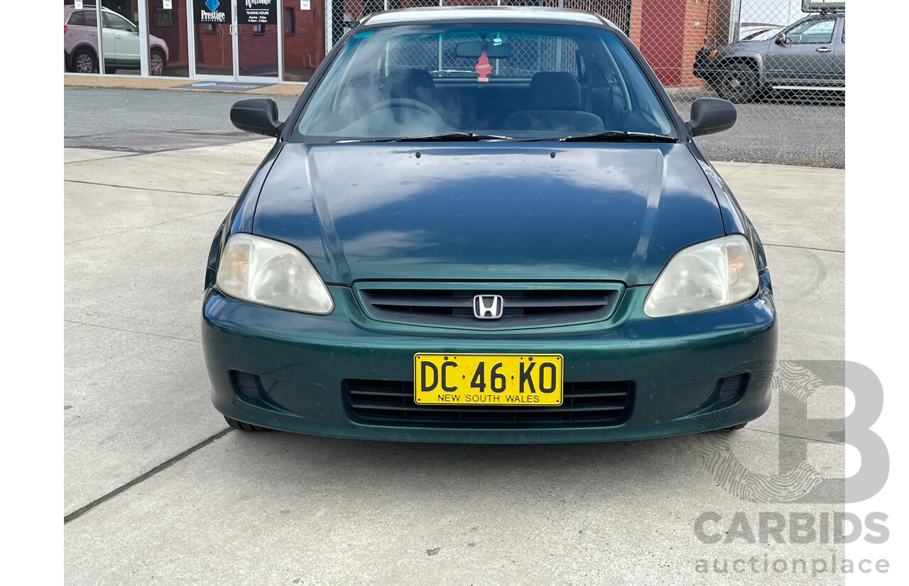 4/2000 Honda Civic CXi  3d Hatchback Green 1.6L