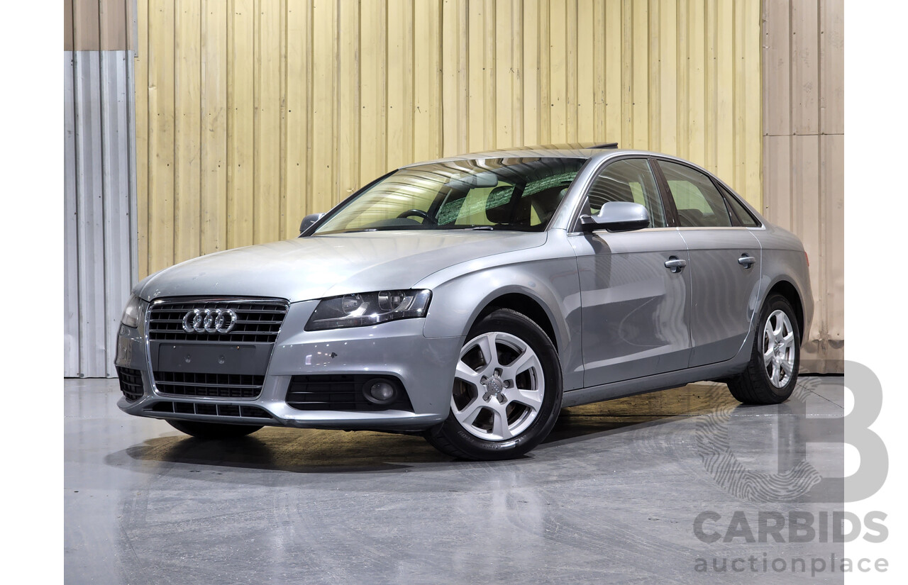 8/2011 Audi A4 1.8 TFSI B8 (8K) MY11 4d Sedan Grey 1.8L Turbo