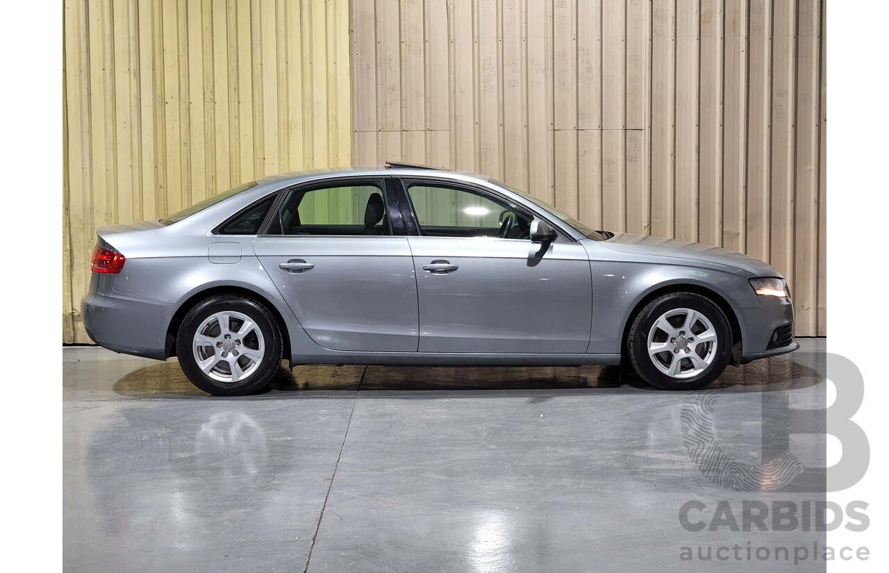 8/2011 Audi A4 1.8 TFSI B8 (8K) MY11 4d Sedan Grey 1.8L Turbo