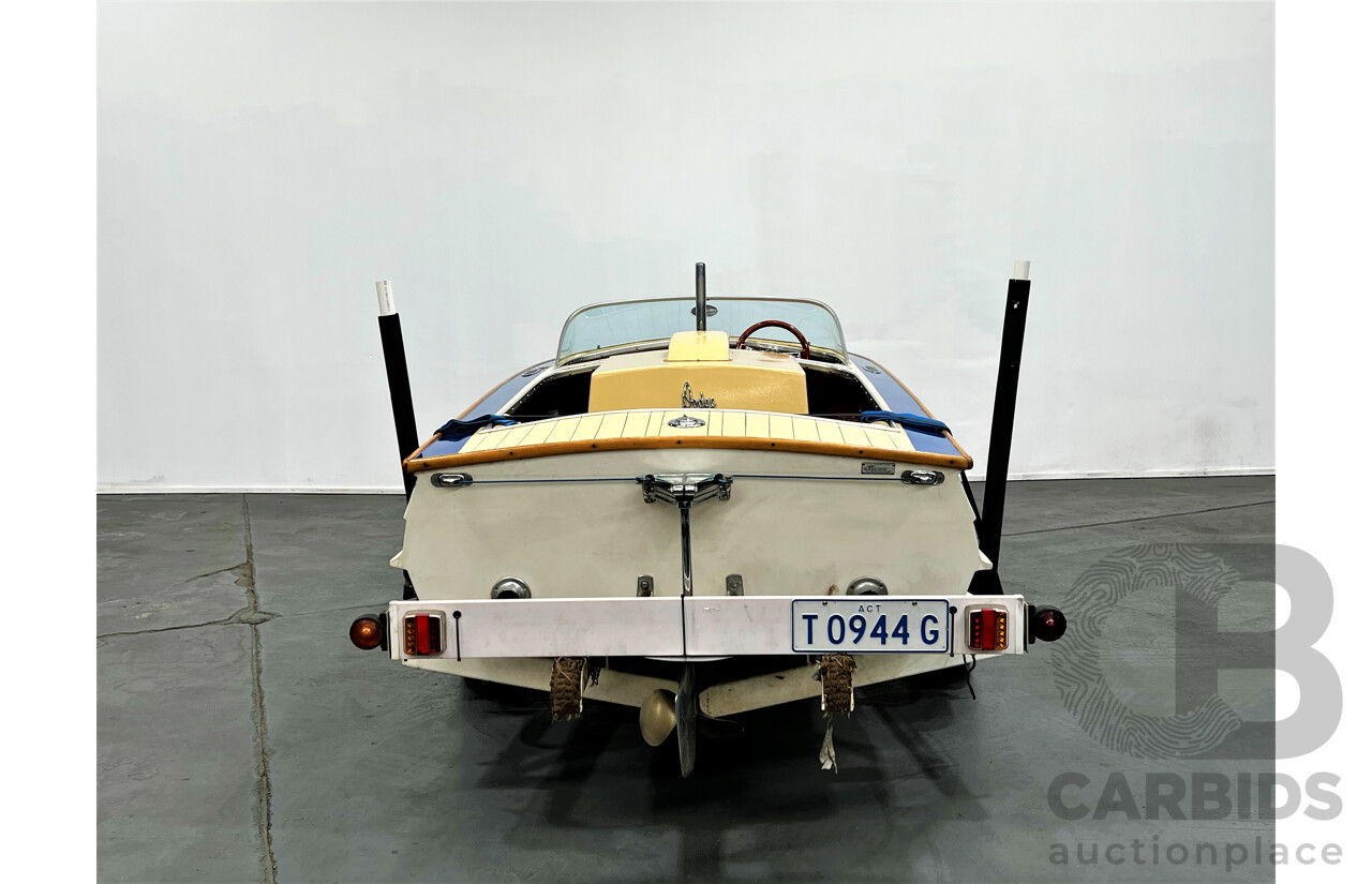 1967 Peter Williams Walkabout Classic Ski Boat & 01/1988 Home-Built Boat Trailer