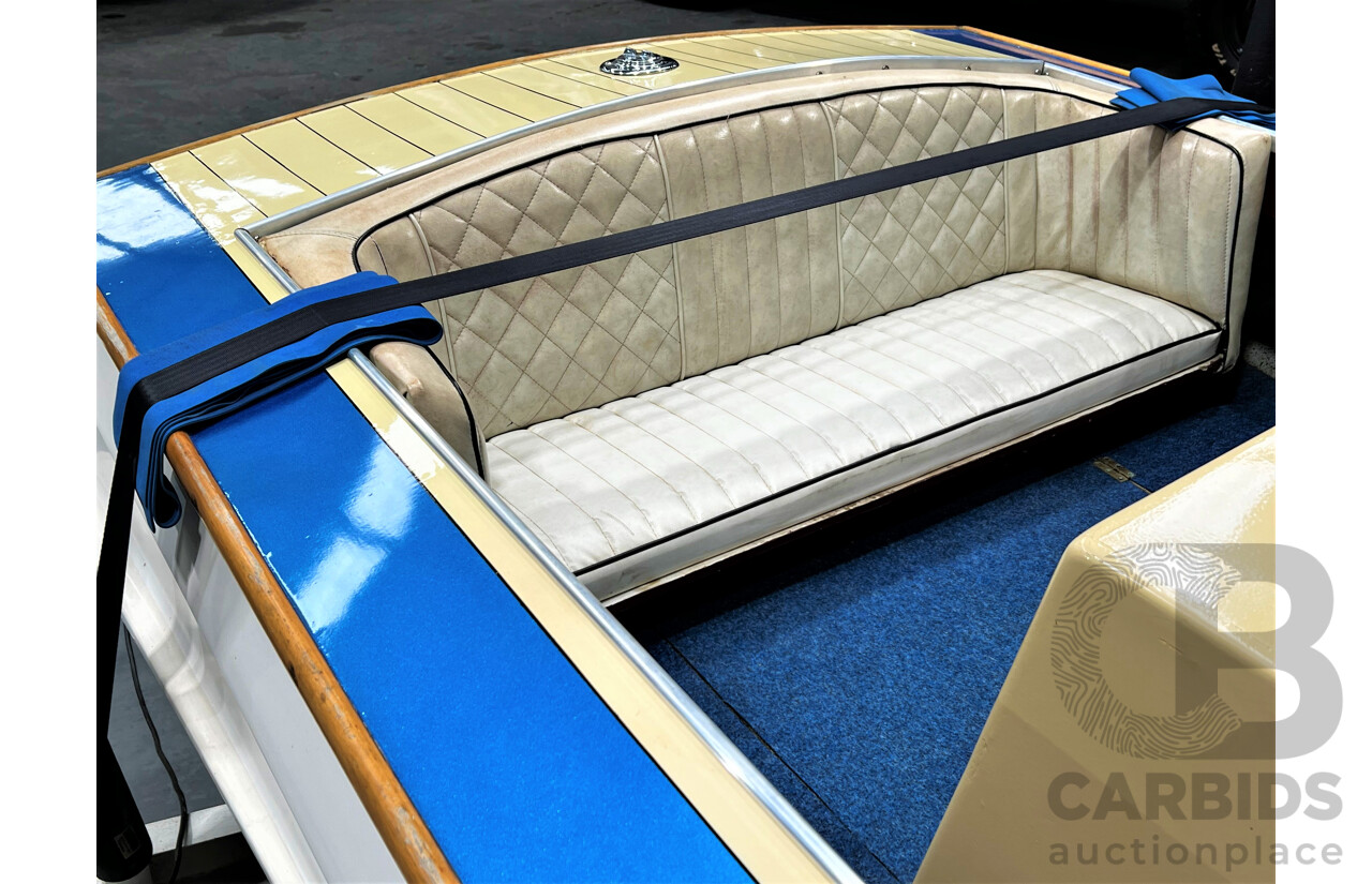 1967 Peter Williams Walkabout Classic Ski Boat & 01/1988 Home-Built Boat Trailer