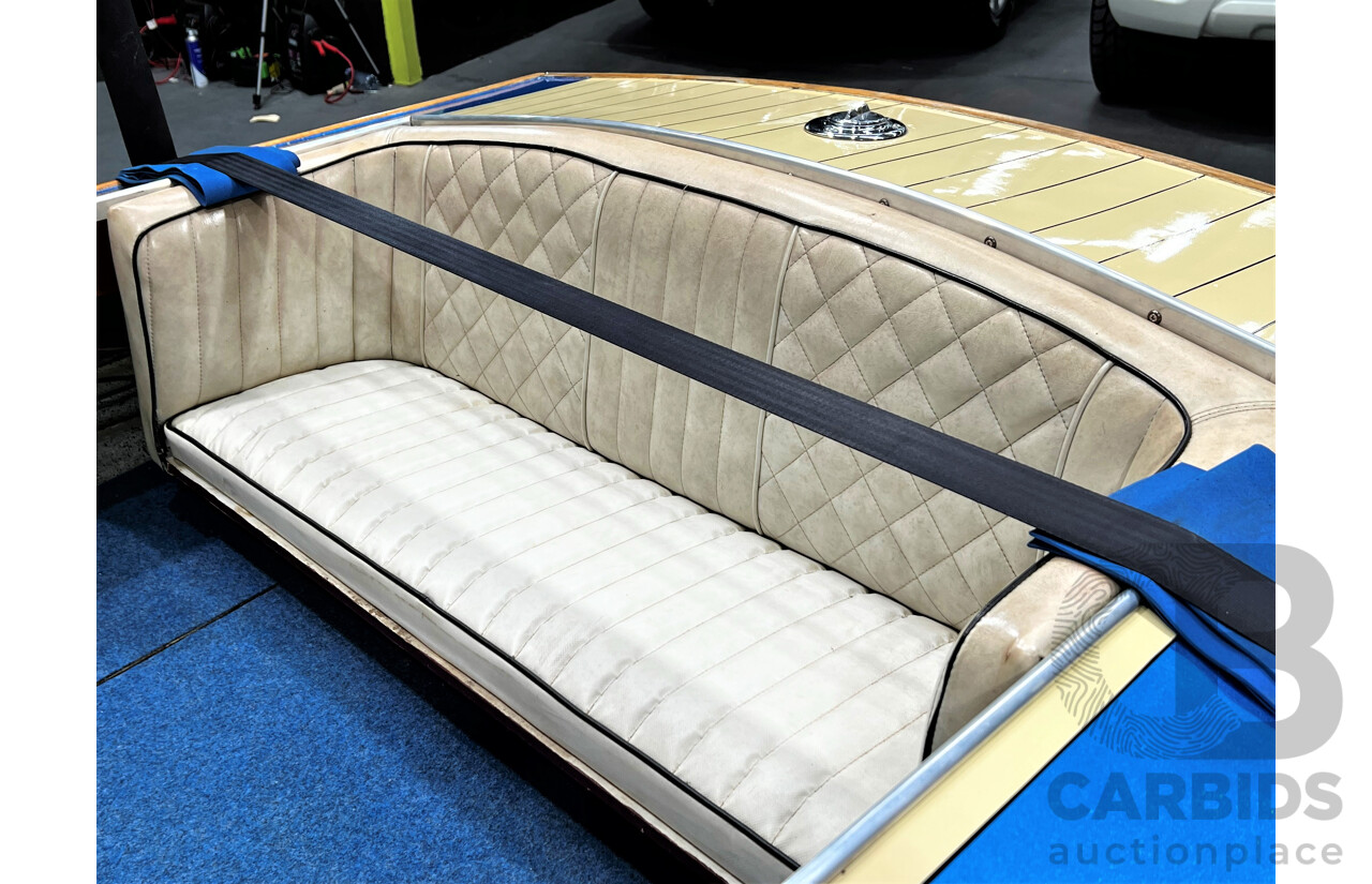 1967 Peter Williams Walkabout Classic Ski Boat & 01/1988 Home-Built Boat Trailer