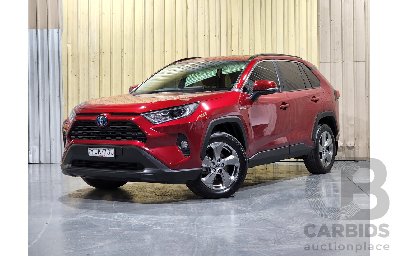 08/2019 Toyota RAV4 GXL Hybrid 2WD XA50 Atomic Rush Red 4d Wagon 2.5L - Hybrid