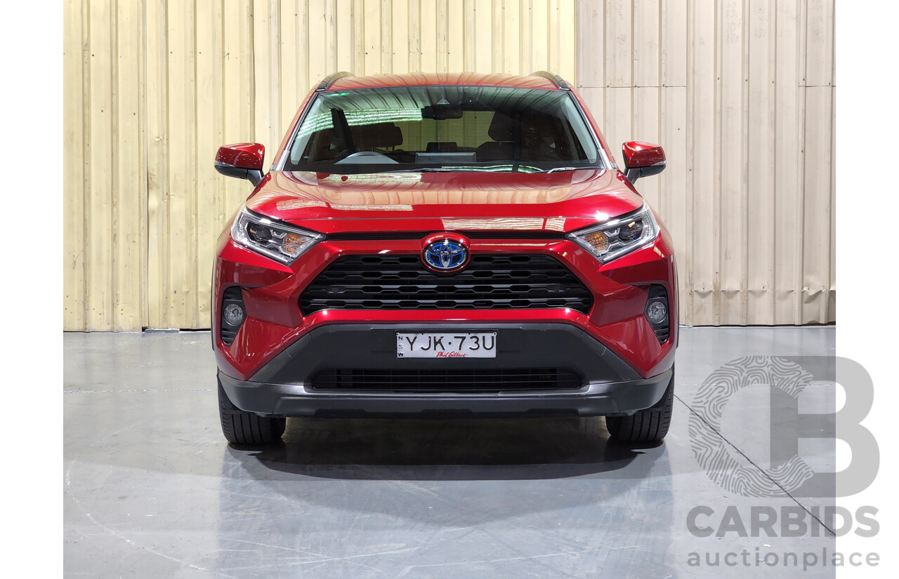 08/2019 Toyota RAV4 GXL Hybrid 2WD XA50 Atomic Rush Red 4d Wagon 2.5L - Hybrid