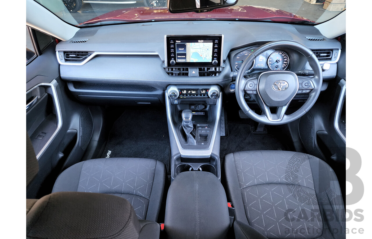 08/2019 Toyota RAV4 GXL Hybrid 2WD XA50 Atomic Rush Red 4d Wagon 2.5L - Hybrid
