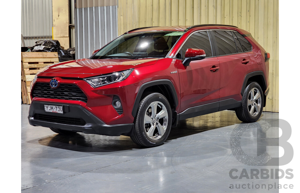 08/2019 Toyota RAV4 GXL Hybrid 2WD XA50 Atomic Rush Red 4d Wagon 2.5L - Hybrid