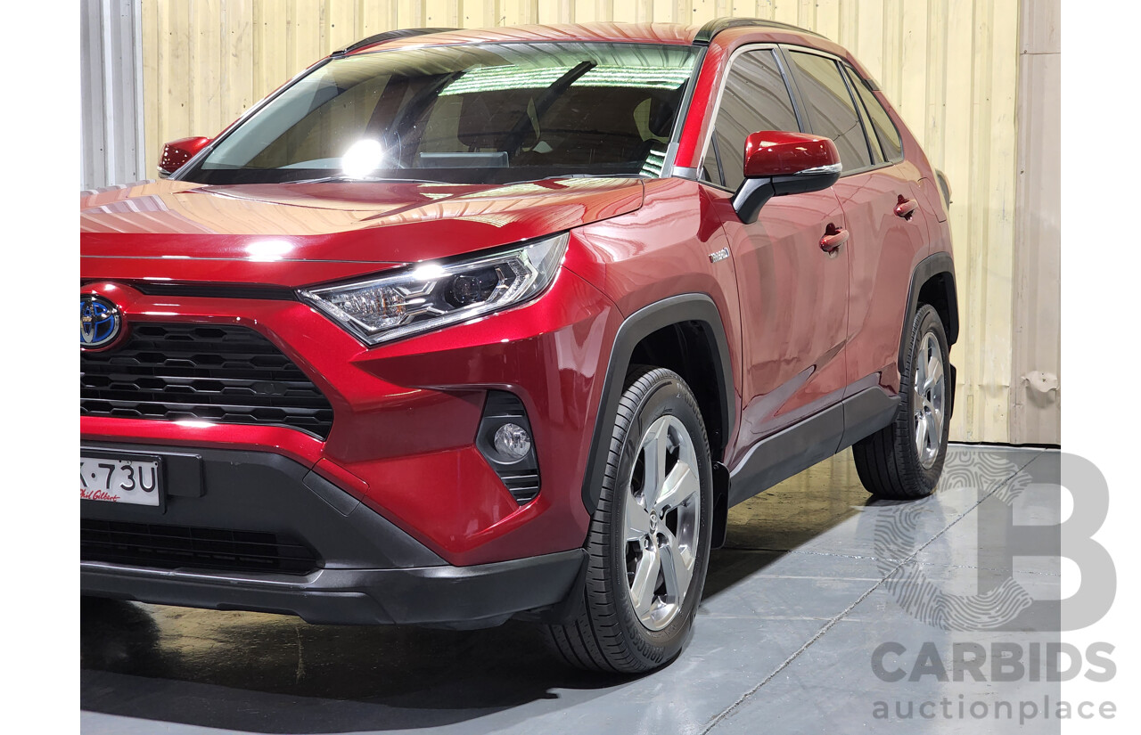 08/2019 Toyota RAV4 GXL Hybrid 2WD XA50 Atomic Rush Red 4d Wagon 2.5L - Hybrid