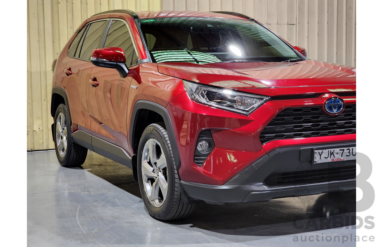 08/2019 Toyota RAV4 GXL Hybrid 2WD XA50 Atomic Rush Red 4d Wagon 2.5L - Hybrid