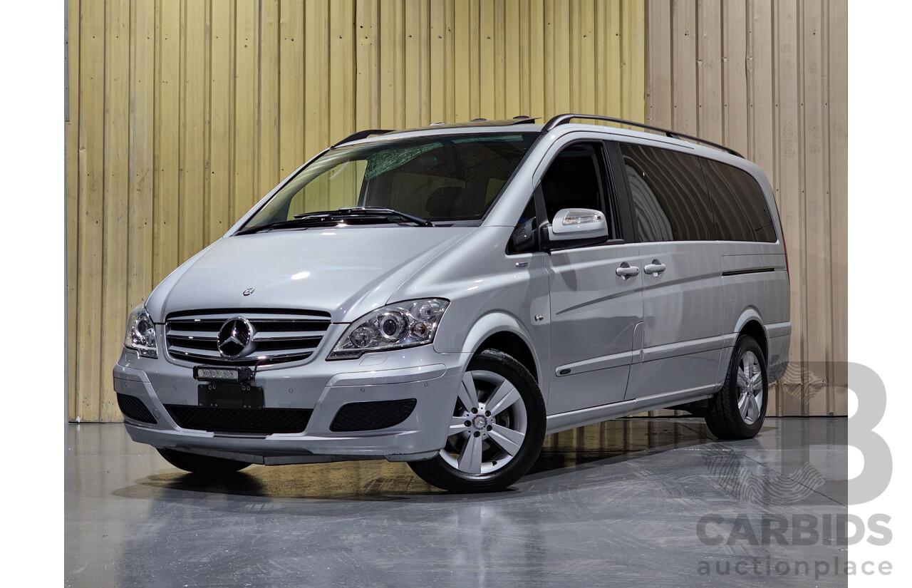 11/2011 Mercedes-Benz Viano 3.0 CDI Ambiente BlueEFFICIENCY 639 MY11 4d Wagon Brilliant Silver Metallic 3.0L V6 Turbo Diesel - 8 Seater