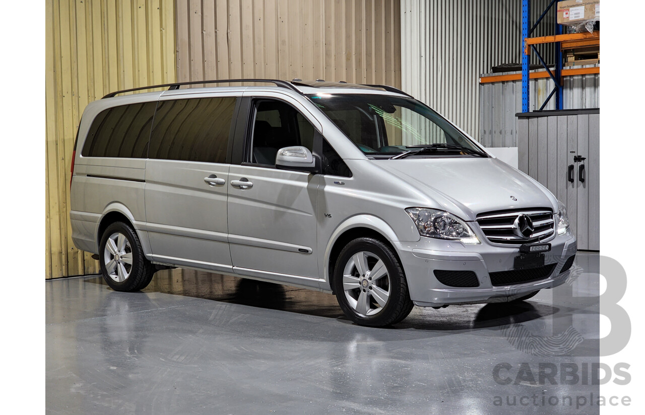 11/2011 Mercedes-Benz Viano 3.0 CDI Ambiente BlueEFFICIENCY 639 MY11 4d Wagon Brilliant Silver Metallic 3.0L V6 Turbo Diesel - 8 Seater