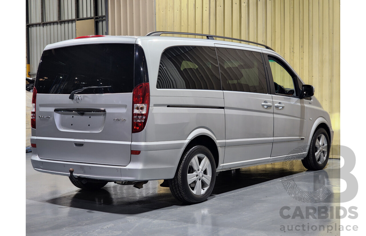 11/2011 Mercedes-Benz Viano 3.0 CDI Ambiente BlueEFFICIENCY 639 MY11 4d Wagon Brilliant Silver Metallic 3.0L V6 Turbo Diesel - 8 Seater