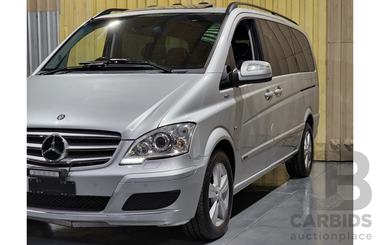 11/2011 Mercedes-Benz Viano 3.0 CDI Ambiente BlueEFFICIENCY 639 MY11 4d Wagon Brilliant Silver Metallic 3.0L V6 Turbo Diesel - 8 Seater