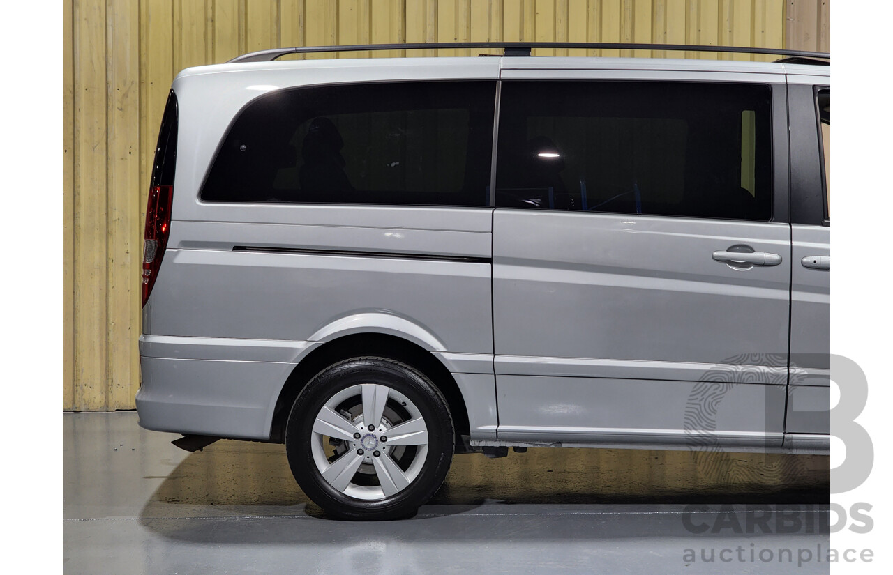 11/2011 Mercedes-Benz Viano 3.0 CDI Ambiente BlueEFFICIENCY 639 MY11 4d Wagon Brilliant Silver Metallic 3.0L V6 Turbo Diesel - 8 Seater