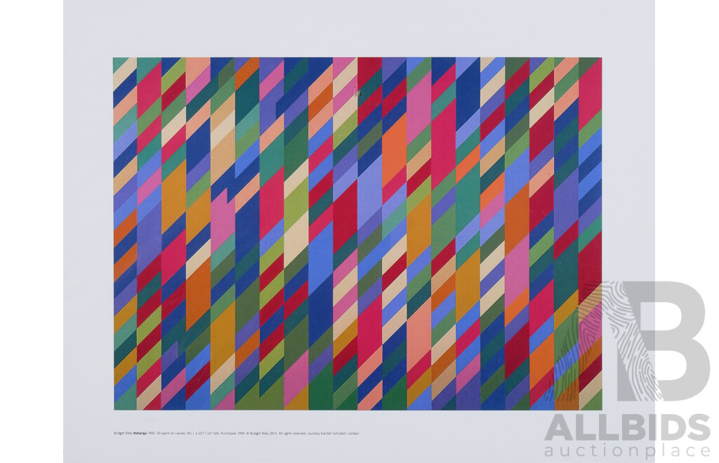 Three Unframed Prints, Henri Matisse 'The Sheaf', 'Icarus - Maquette for Plate VIII, Jazz', & Bridget Riley 'Nataraja', 36 x 28 cm (3)