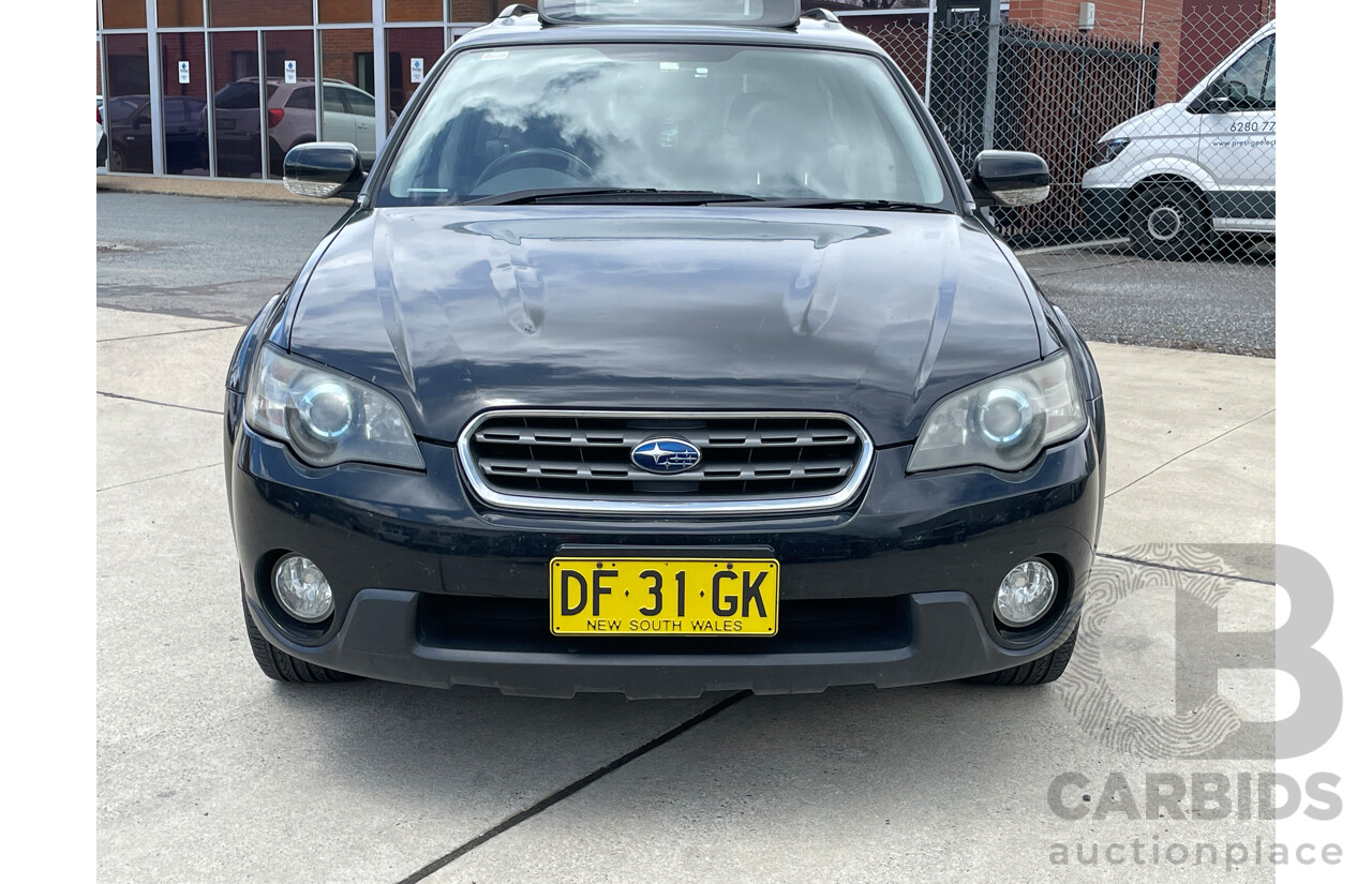 6/2004 Subaru Outback 2.5i Premium MY04 4d Wagon Black 2.5L