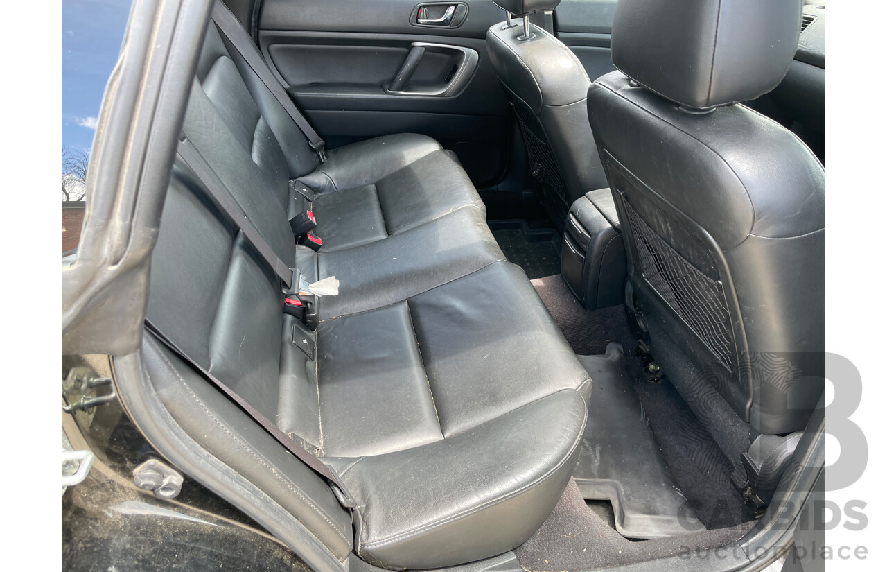 6/2004 Subaru Outback 2.5i Premium MY04 4d Wagon Black 2.5L